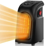 Electric Fan Heater With Thermostat Portable Plug-And Wall Mountable - Image 1