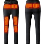 Electric Heated Thermal Underwear Pants USB Rechargeable Slim-Fit Base Layer - Image 1