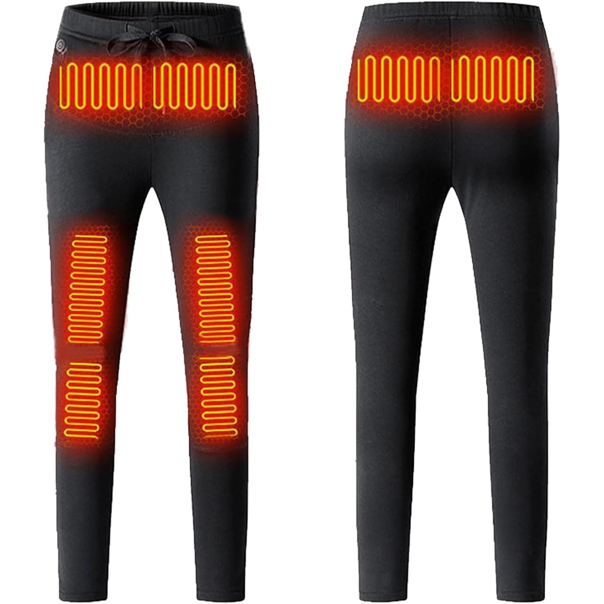 Electric Heated Thermal Underwear Pants USB Rechargeable Slim-Fit Base Layer - Image 1