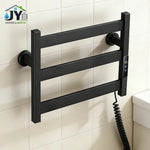 Electric Heated Towel Rack Modern 3 Bars Compact Warmer For Small Bathroom Timer Multi-Level Temperature Space Saving - Image 1