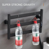 Electric Heated Towel Rack Modern 3 Bars Compact Warmer For Small Bathroom Timer Multi-Level Temperature Space Saving - Image 5