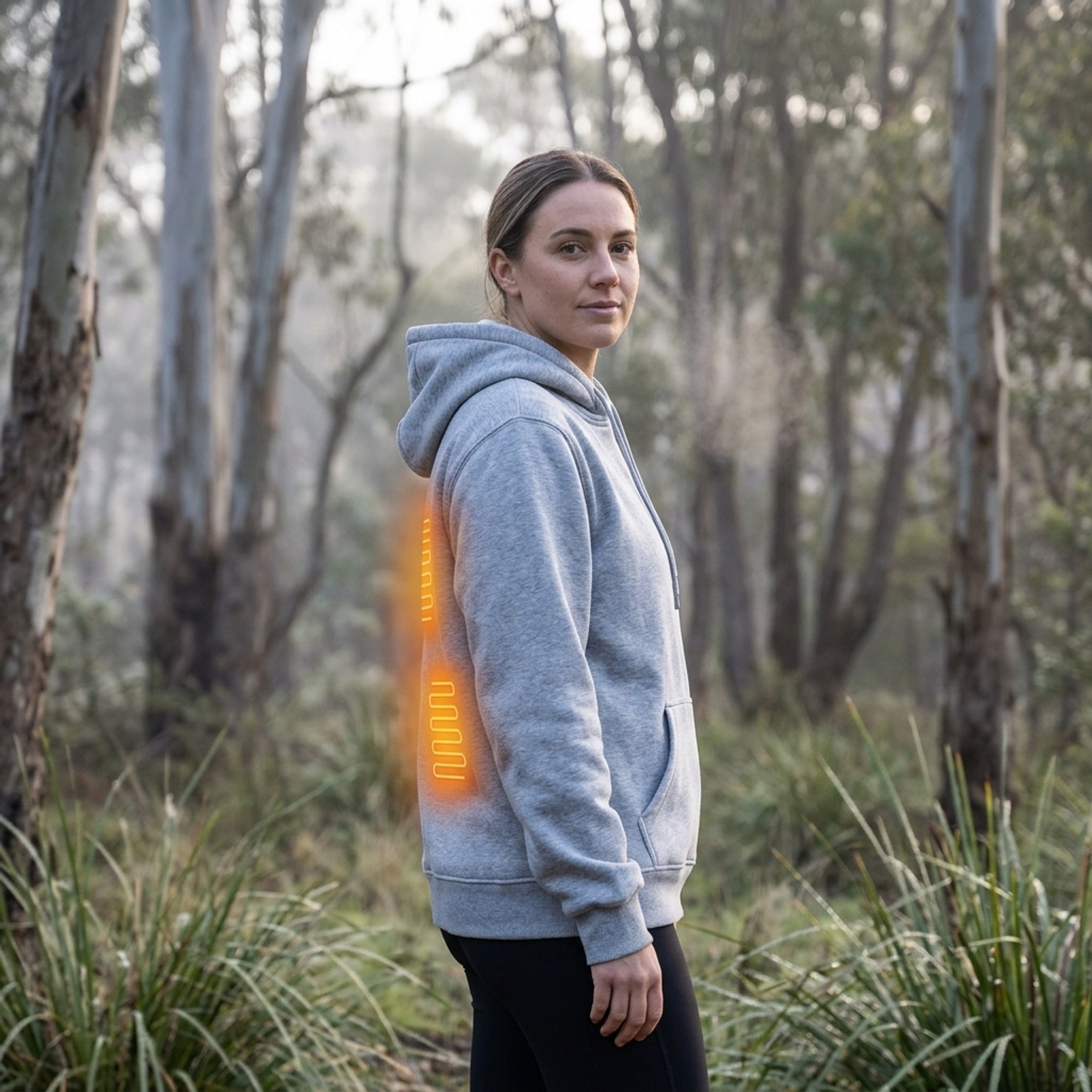 Electric Heated Zip-Up Hoodie With Built-In Heating Elements Keep You Warm Without Bulk - Image 5