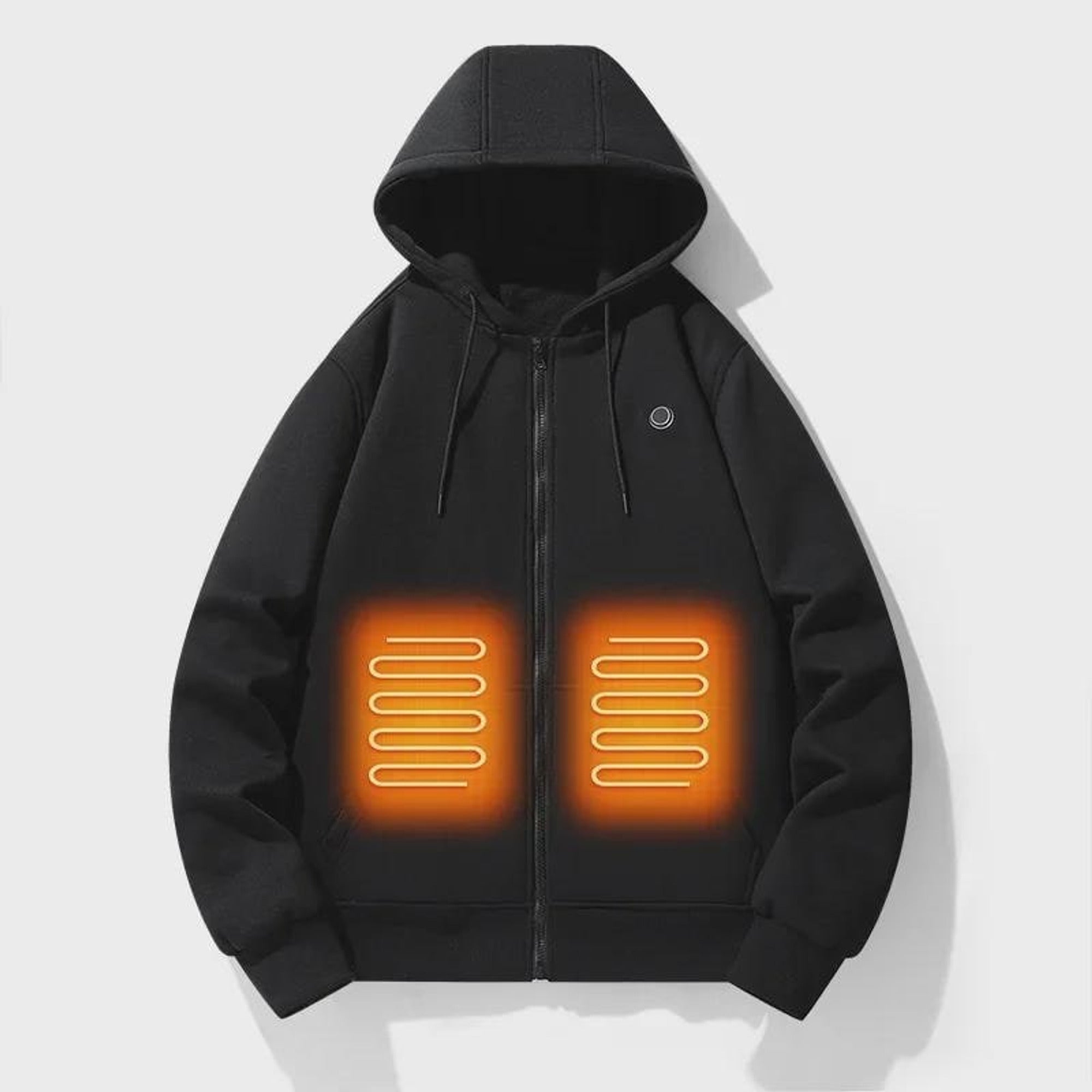 Electric Heated Zip-Up Hoodie With Built-In Heating Elements Keep You Warm Without Bulk - Image 6