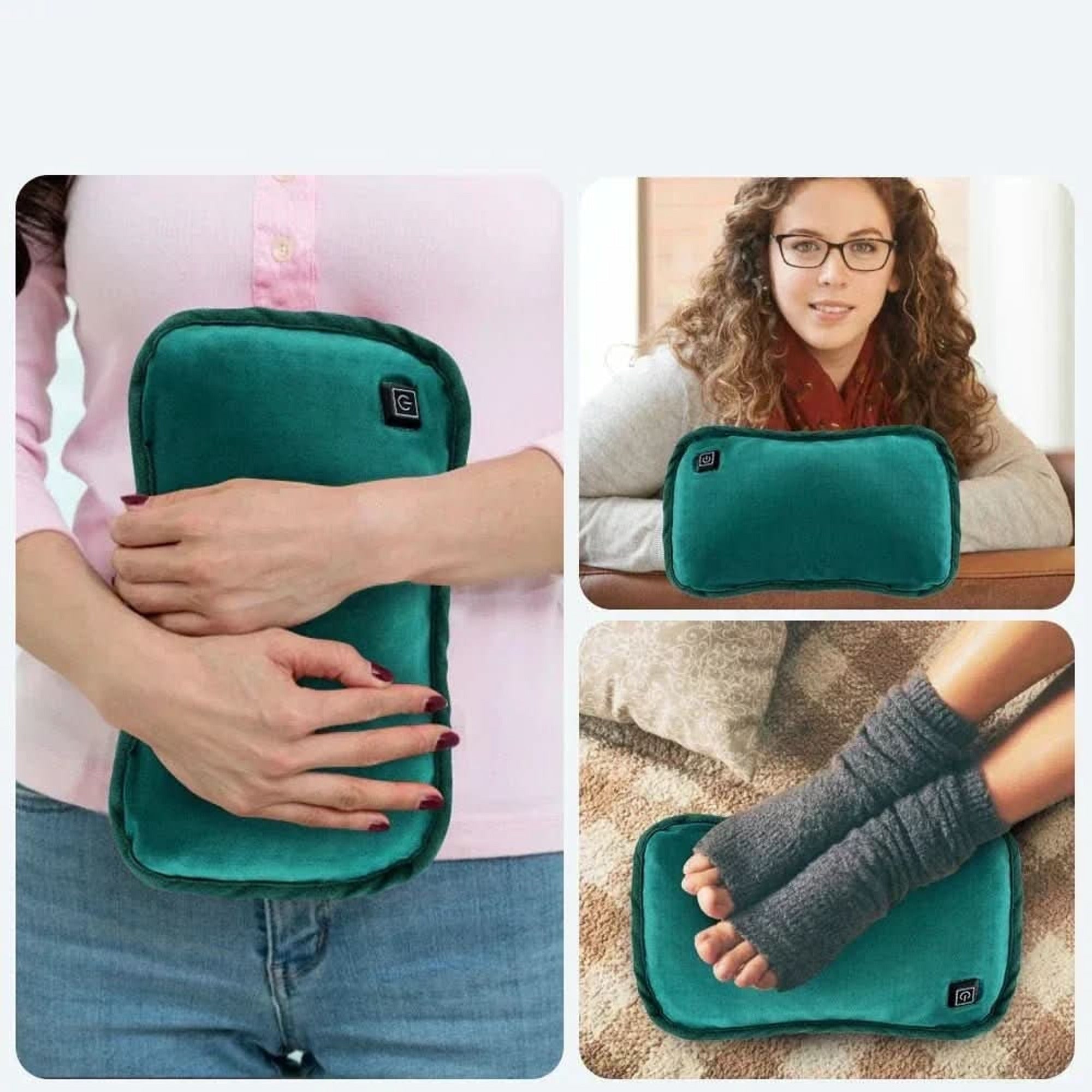 Electric Heating Pad With USB Power Plush Fabric And Three Heat Settings For Back Pain Relief - Image 3
