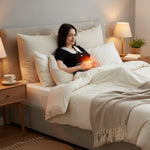 Electric Heating Pad With USB Power Plush Fabric And Three Heat Settings For Back Pain Relief - Image 2