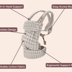 Ergonomic Baby Carrier With Four Adjustable Positions And Soft Breathable Cotton - Image 11