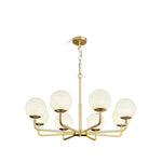 Erich Alabaster Elegance Globe Chandeliers - Image 1