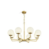 Erich Alabaster Elegance Globe Chandeliers - Image 1