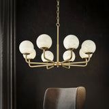 Erich Alabaster Elegance Globe Chandeliers - Image 12