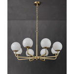 Erich Alabaster Elegance Globe Chandeliers - Image 14
