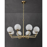 Erich Alabaster Elegance Globe Chandeliers - Image 14