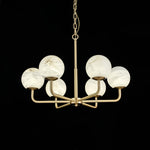 Erich Alabaster Elegance Globe Chandeliers - Image 16