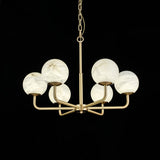 Erich Alabaster Elegance Globe Chandeliers - Image 16