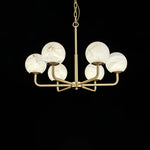 Erich Alabaster Elegance Globe Chandeliers - Image 19