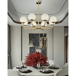 Erich Alabaster Elegance Globe Chandeliers - Image 4