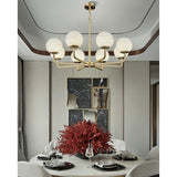 Erich Alabaster Elegance Globe Chandeliers - Image 4