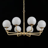 Erich Alabaster Elegance Globe Chandeliers - Image 5