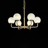 Erich Alabaster Elegance Globe Chandeliers - Image 6