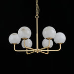 Erich Alabaster Elegance Globe Chandeliers - Image 7