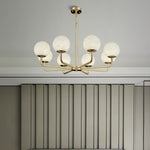 Erich Alabaster Elegance Globe Chandeliers - Image 8