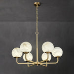 Erich Alabaster Elegance Globe Chandeliers - Image 9