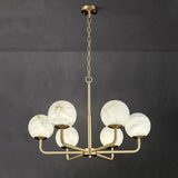 Erich Alabaster Elegance Globe Chandeliers - Image 9