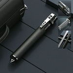 Expandable Baton With Spring-Loaded Telescopic Design And Glass Breaker For Hiking And Personal Safety - Image 2