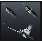 Expandable Baton With Spring-Loaded Telescopic Design And Glass Breaker For Hiking And Personal Safety - Image 5