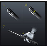Expandable Baton With Spring-Loaded Telescopic Design And Glass Breaker For Hiking And Personal Safety - Image 5