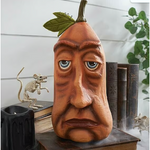 Expressive Pumpkin Decor Halloween Lanterns & Candlelight Unique Handpainted Resin Decorations - Image 4