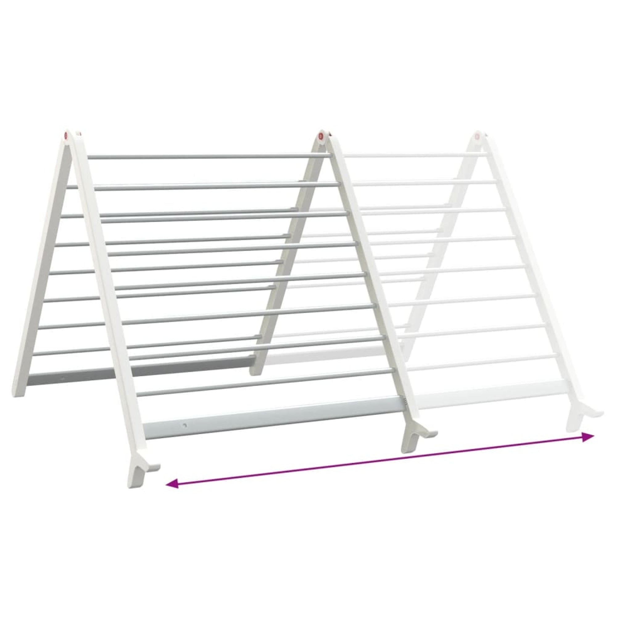 Extendable Clothes Airer For Bathtub Foldable Freestanding Laundry Drying Rack With Sturdy Aluminum Frame - Image 4