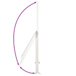Extendable Clothes Airer For Bathtub Foldable Freestanding Laundry Drying Rack With Sturdy Aluminum Frame - Image 5