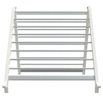 Extendable Clothes Airer For Bathtub Foldable Freestanding Laundry Drying Rack With Sturdy Aluminum Frame - Image 7