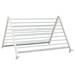 Extendable Clothes Airer For Bathtub Foldable Freestanding Laundry Drying Rack With Sturdy Aluminum Frame - Image 8