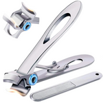 Extra Large Stainless Steel Nail Clippers For Thick Toenails Heavy Duty Wide Jaw - Image 6