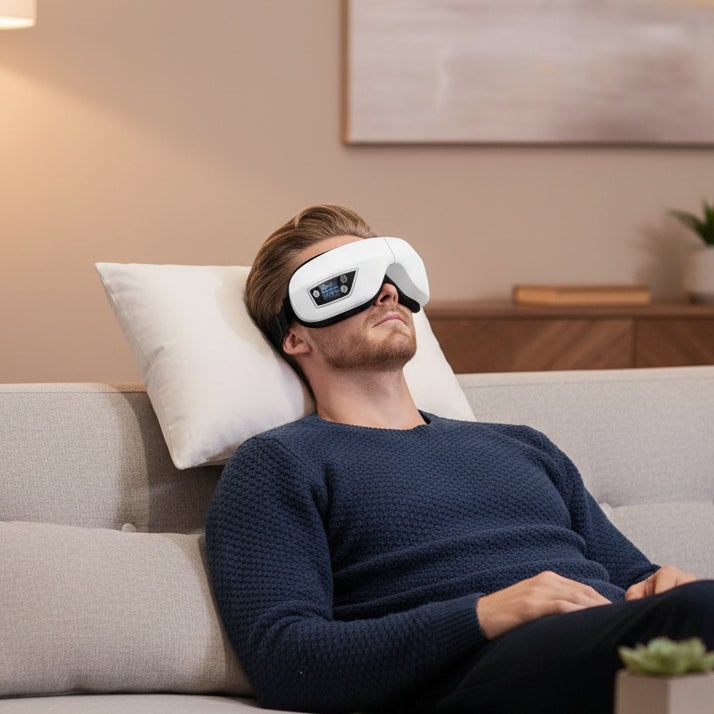 Eyeglow Smart 6D Eye Massager With Heat Air Pressure Vibration And Bluetooth Music - Image 1