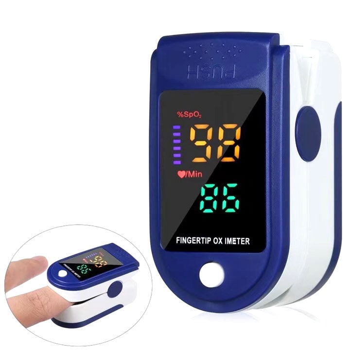 Fingertip Pulse Oximeter Portable Wellness Monitor For Quick Insight Into Oxygen Levels & Heart Activity With Fast Readings And Large Display - Image 2