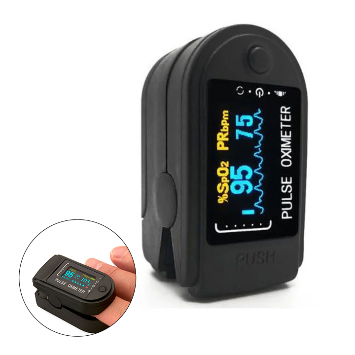 Fingertip Pulse Oximeter Portable Wellness Monitor For Quick Insight Into Oxygen Levels & Heart Activity With Fast Readings And Large Display - Image 7