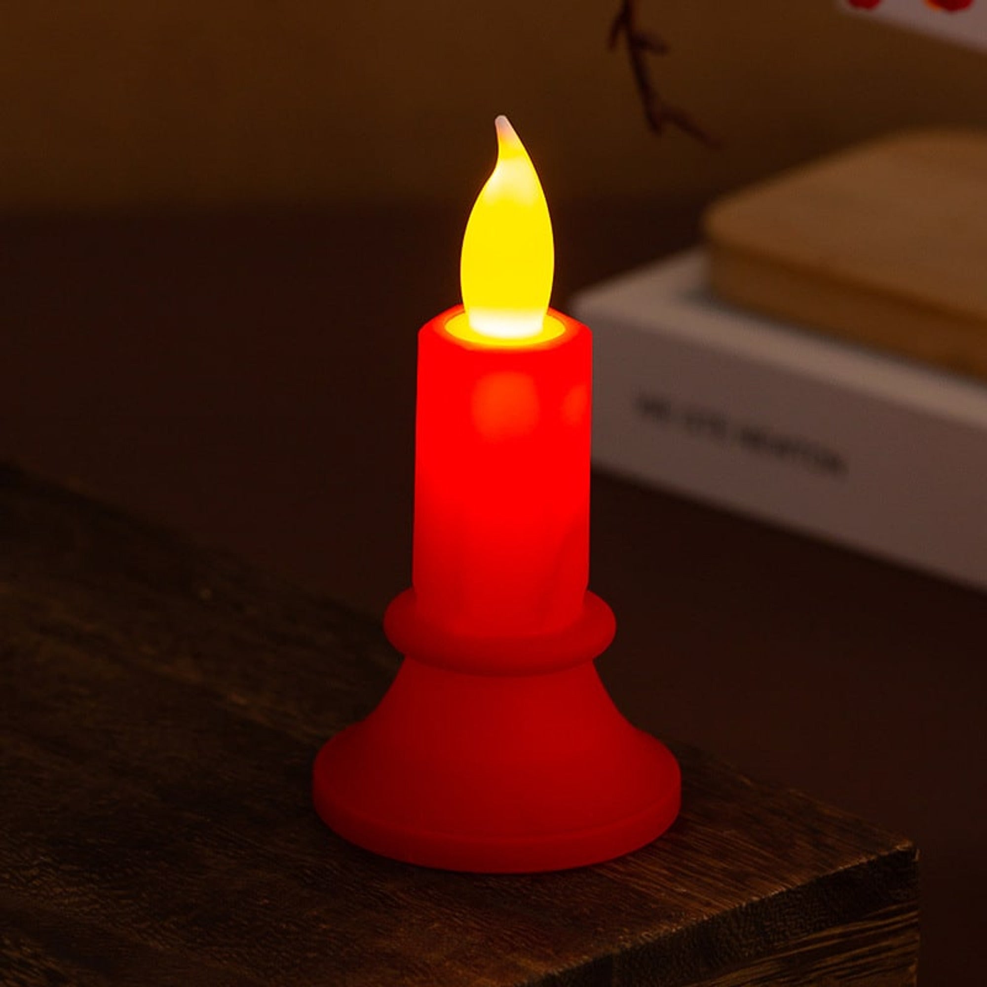 Flameless Electronic Candle Halloween Table Decorations With LED Light - Image 14