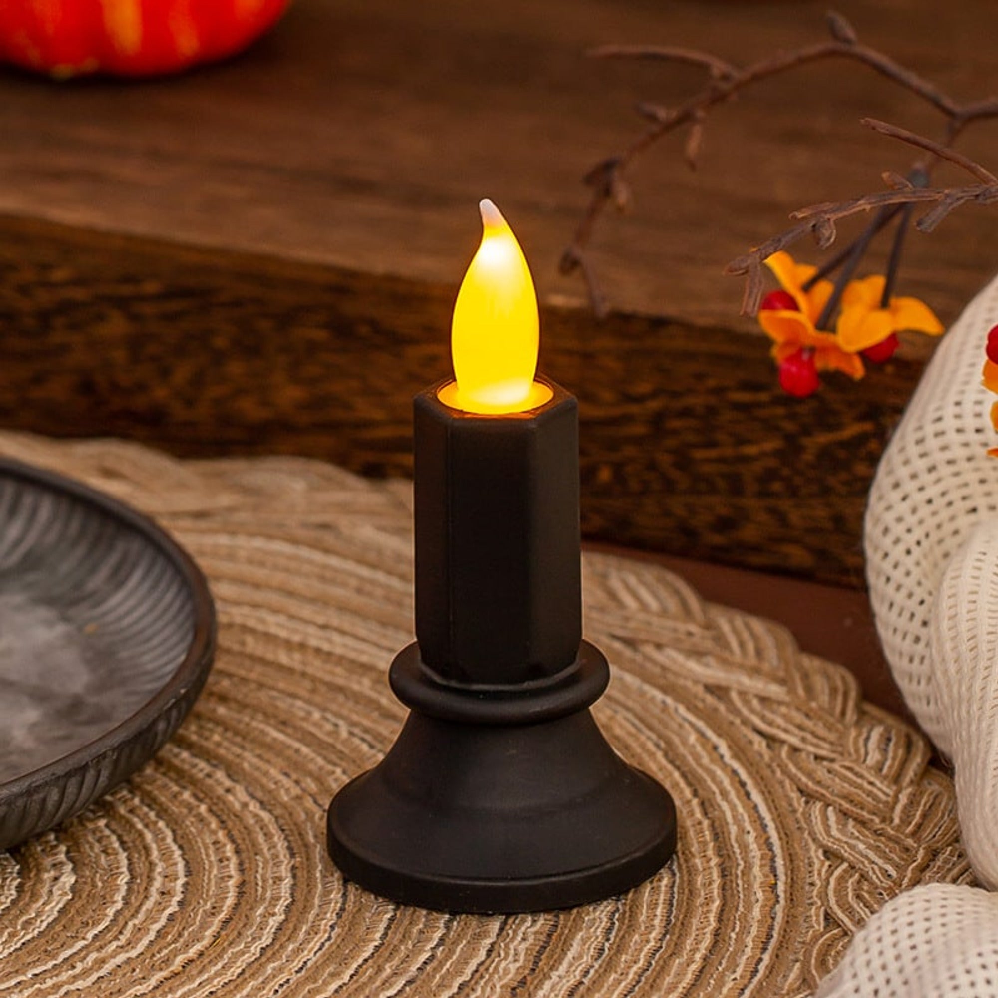 Flameless Electronic Candle Halloween Table Decorations With LED Light - Image 3