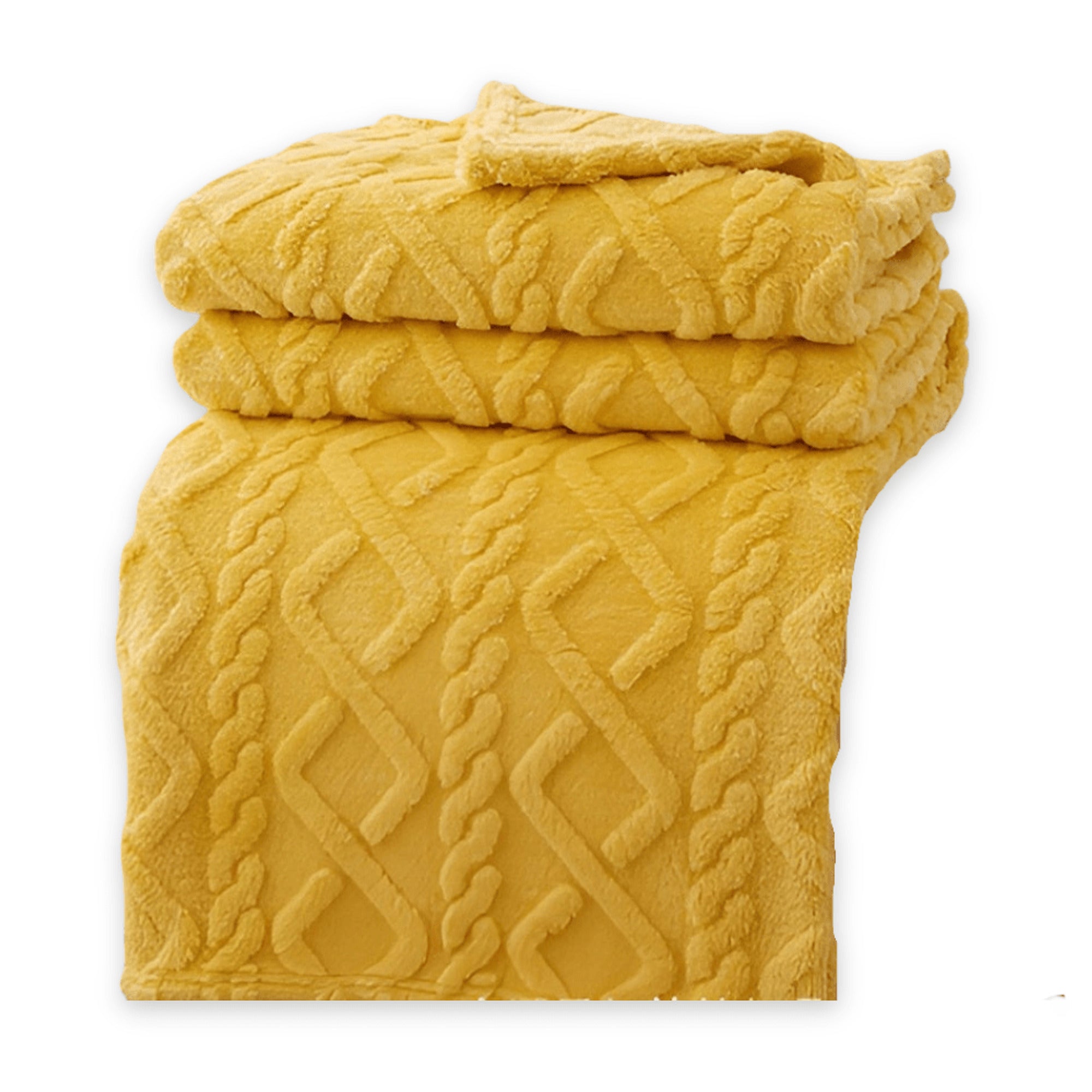 Fleece Blanket With Modern Geometric Pattern For Cosy Comfort - Image 9