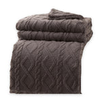 Fleece Blanket With Modern Geometric Pattern For Cosy Comfort - Image 7