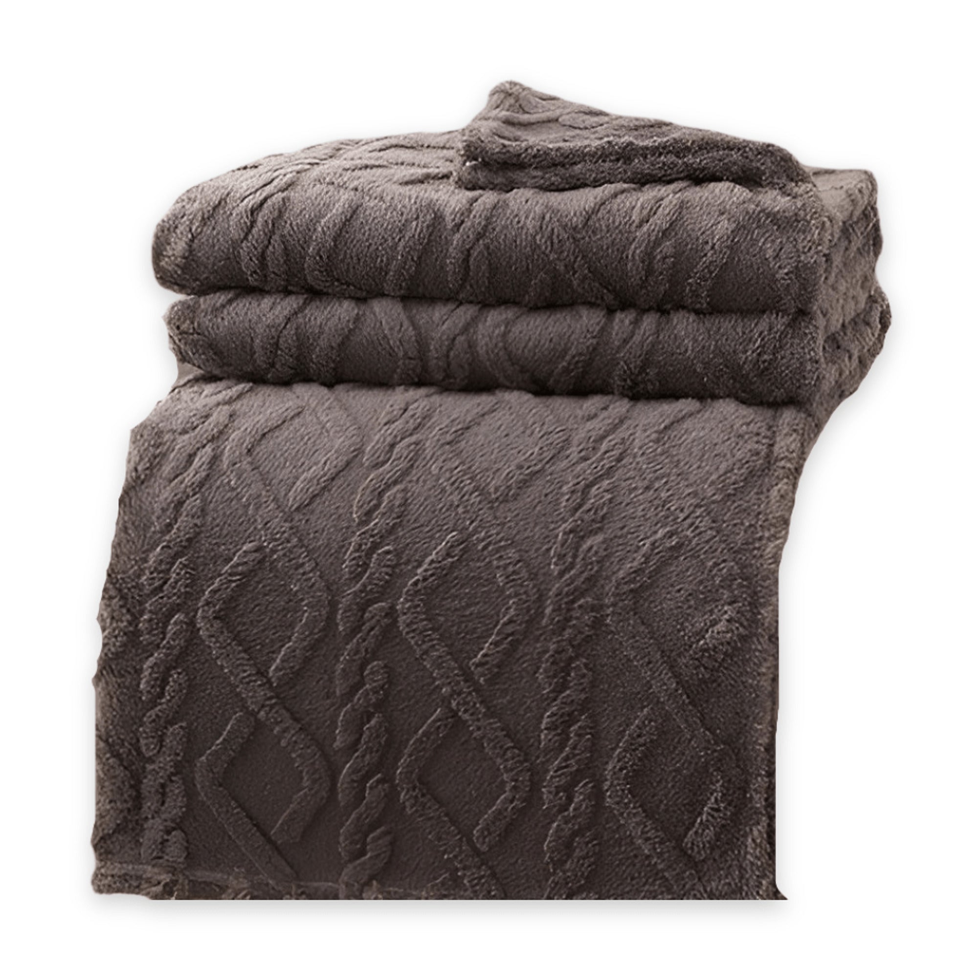 Fleece Blanket With Modern Geometric Pattern For Cosy Comfort - Image 7