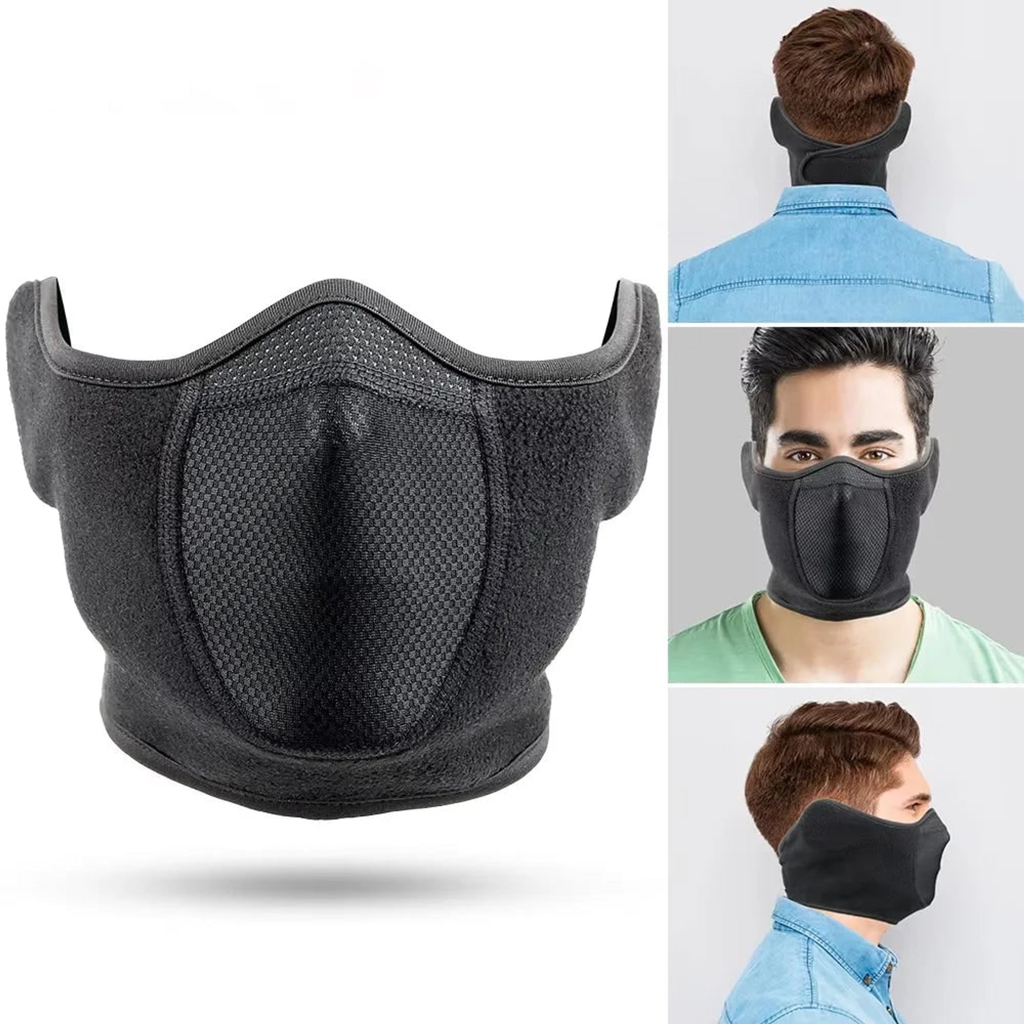 Fleece Face Mask For Winter Outdoor Activities - Image 2