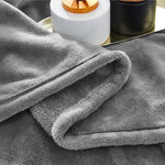 Fleece Throw Blanket Plush Cozy Reversible - Image 1