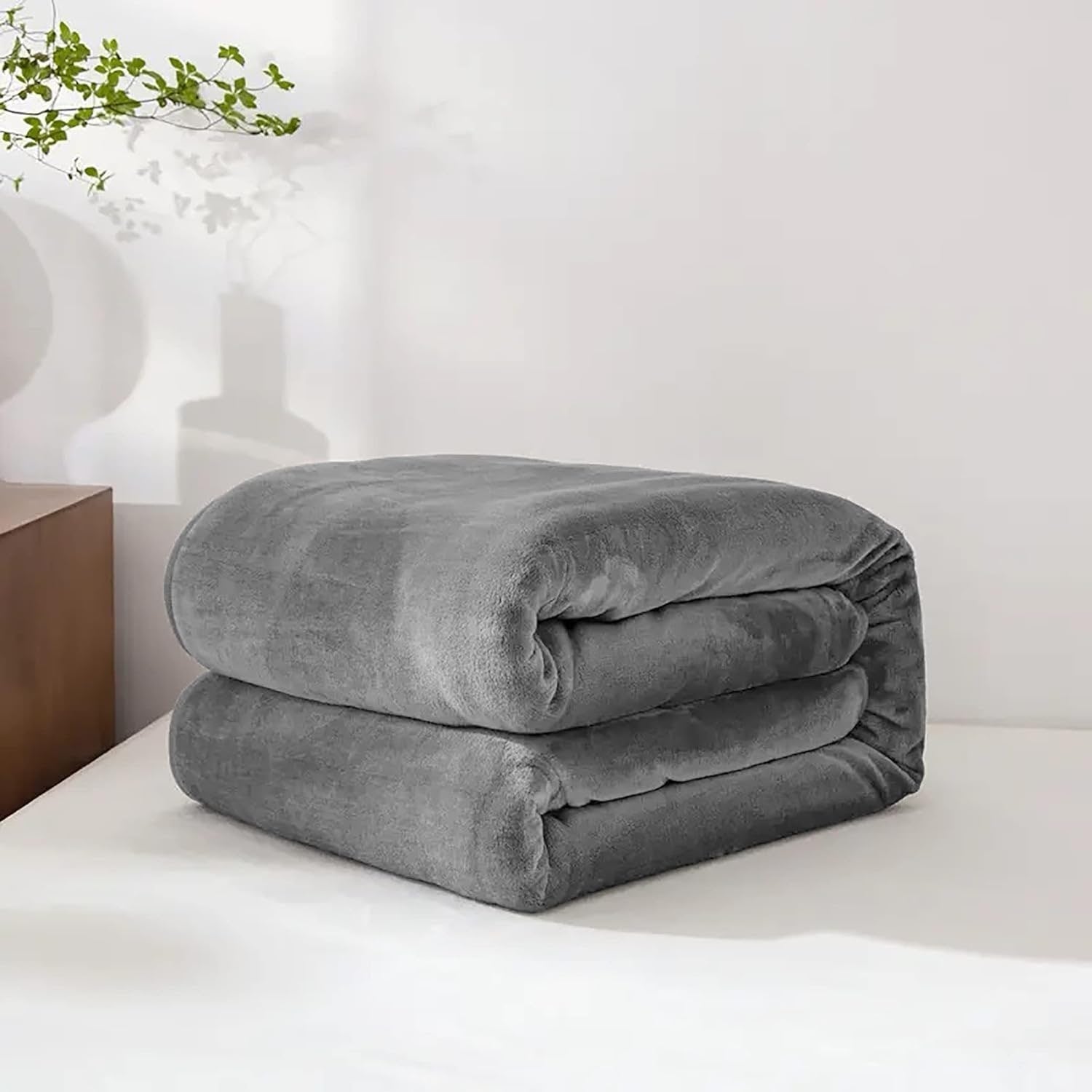 Fleece Throw Blanket Plush Cozy Reversible - Image 2