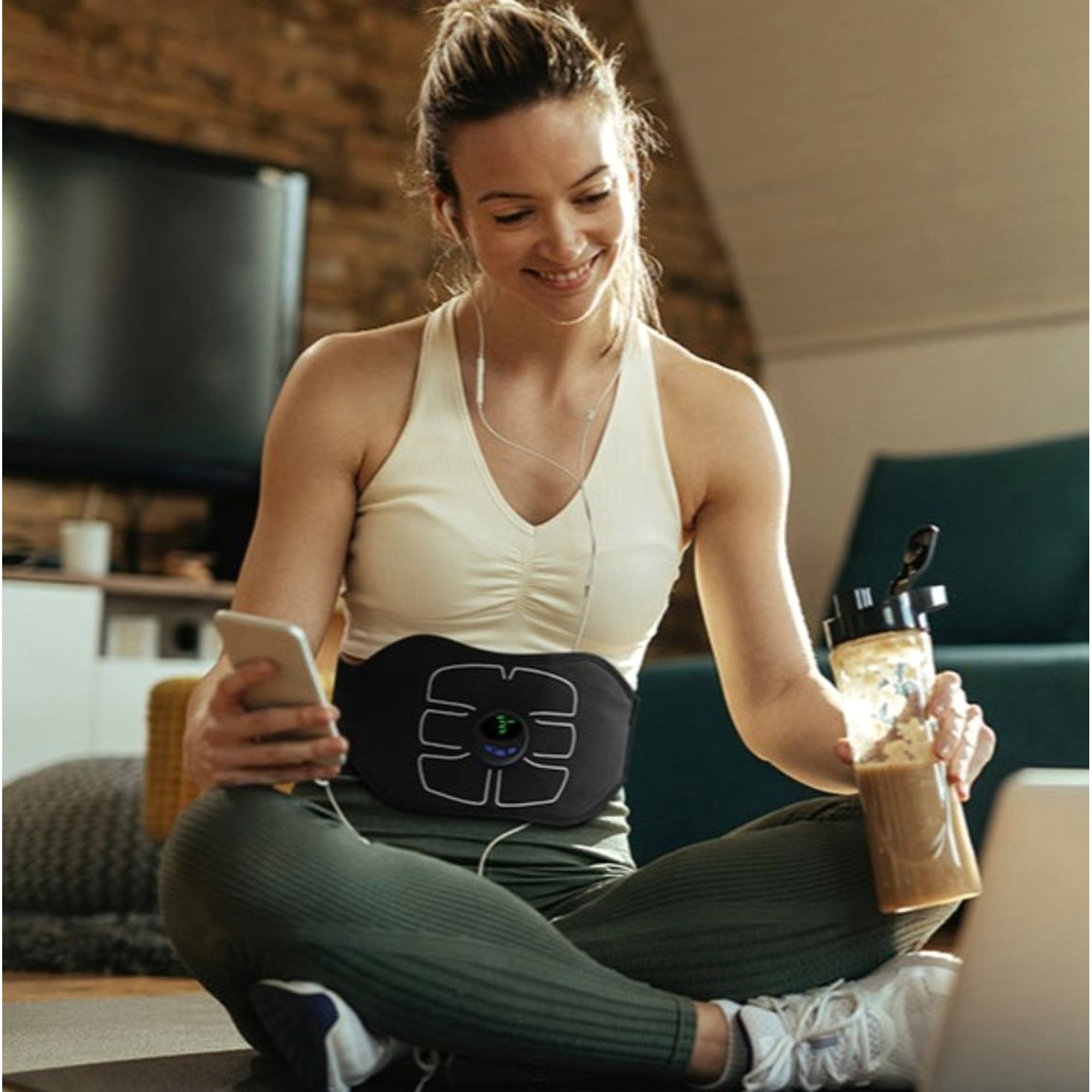 Flextone Sculpt Ems Ab Trainer For Effective Core Strengthening At Home - Image 6