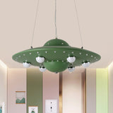 Flying Saucer LED Chandelier With Metal Body - Image 4