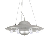 Flying Saucer LED Chandelier With Metal Body - Image 9