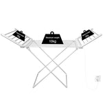 Foldable Electric Clothes Drying Rack With Heated Bars Energy Efficient Indoor Airer - Image 6